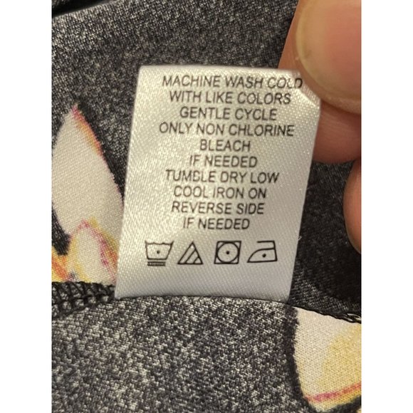 Almost Famous Women Halter Mini Dress Floral Fit & Flare Sleeveless Black Size S - Picture 7 of 7